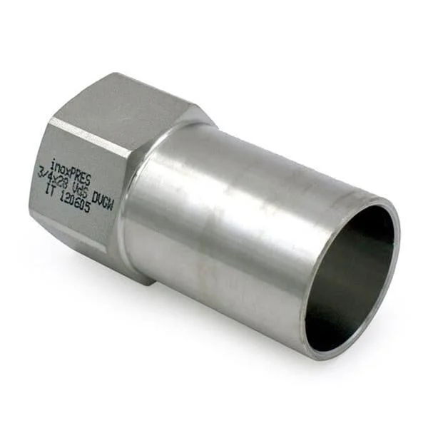 Штуцер прес нержавійка RM Inox PRES Ø 42×1-1/2" мм, внутрішня різьба