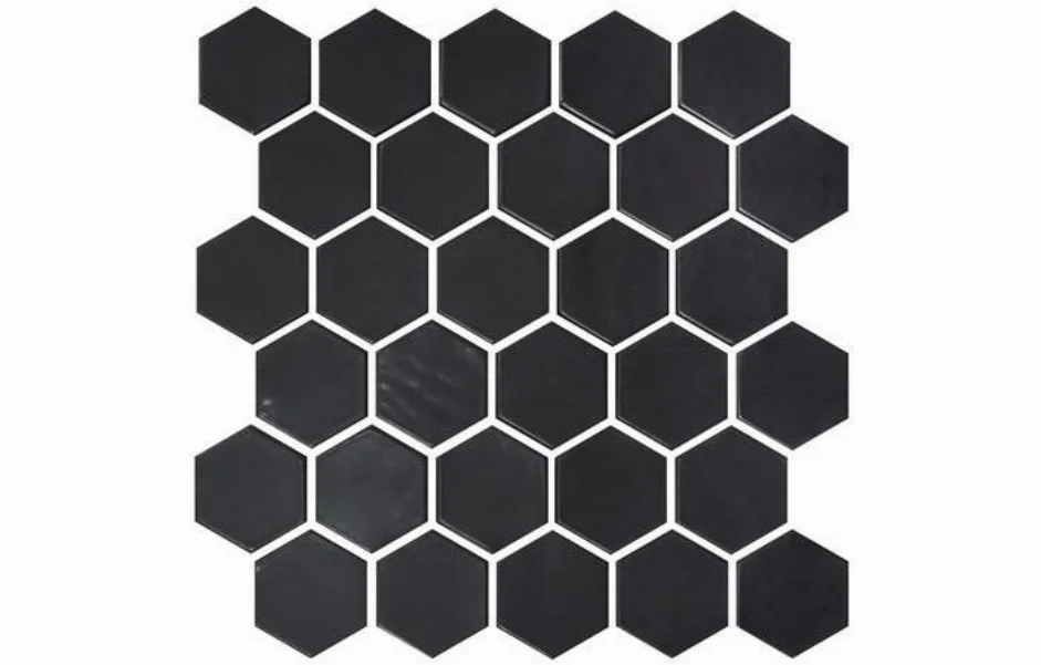 Мозаїка H 6021 Hexagon Black MATT 295x295x9 Kotto Ceramica