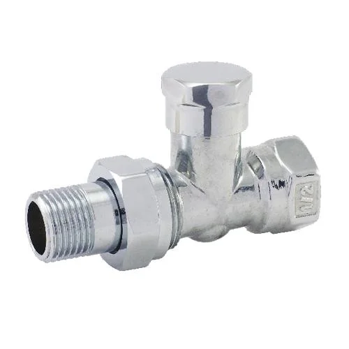 Кран радіаторний Fado New Chrome Ø 1/2" прямий нижній