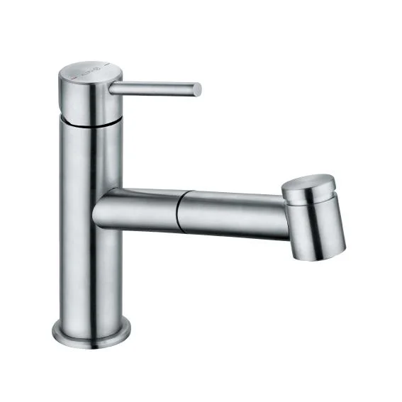 Змішувач Kludi Steel 44851F860 для кухонного миття, хром