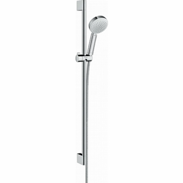 Душовий набір Hansgrohe Crometta 100 Vario EcoSmart з душовою стійкою 26662400