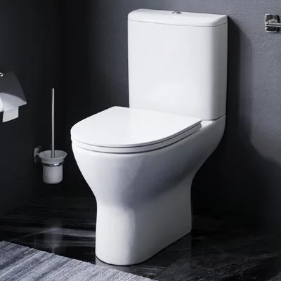 Унітаз-компакт безободковый FlashClean з сидінням мікроліфт AM.PM Like C80A8700SC