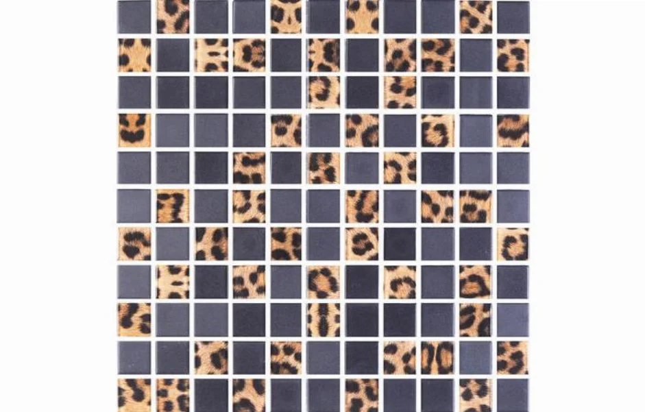 Мозаїка GMP 0825043 С2 Print 41-Black MATT 300x300x8 Kotto Ceramica