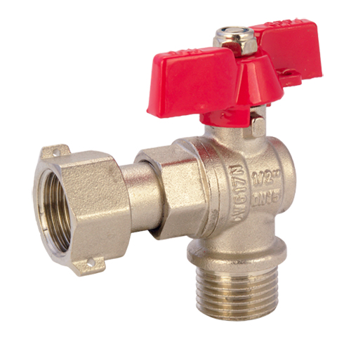 Кран шаровой угловой Fado New PN40 Ø 1/2" с накидной гайкой