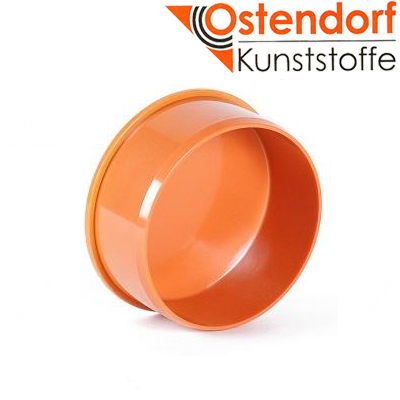 Заглушка Ostendorf KG ПВХ Ø 160 мм