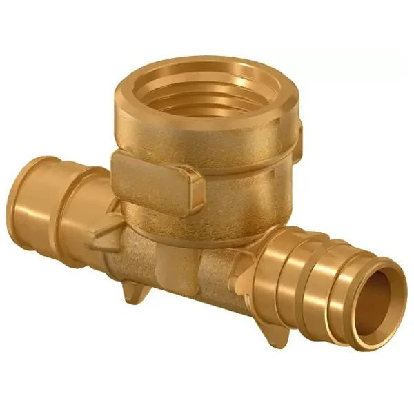 Трійник усадковий Uponor Quick&Easy Ø 20×1/2"×20 мм, з внутрішньою різьбою