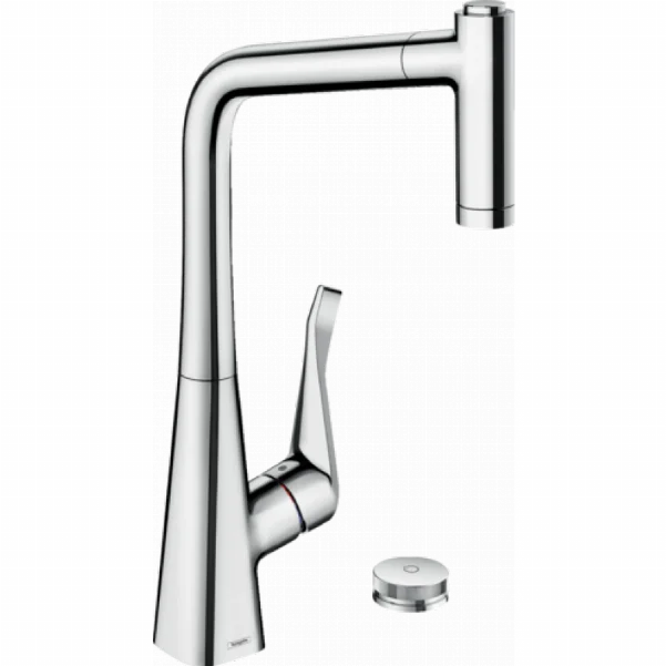 Змішувач Hansgrohe Metris Select M71 для кухонного миття, хром 73806000