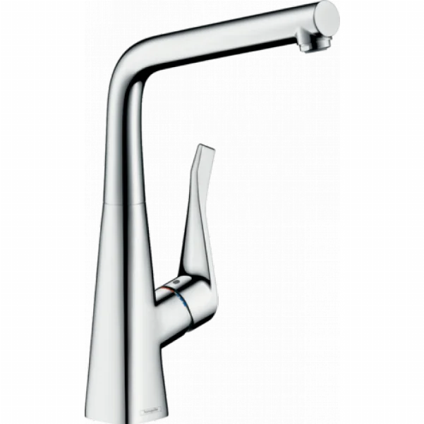 Змішувач Hansgrohe Metris M71 для кухонного миття, хром 73814000