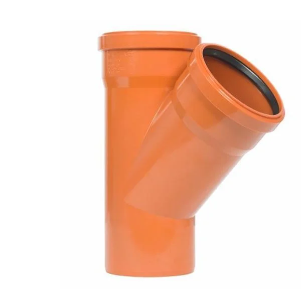 Трійник каналізаційний ПВХ Valplast Ø 125×110/45° мм