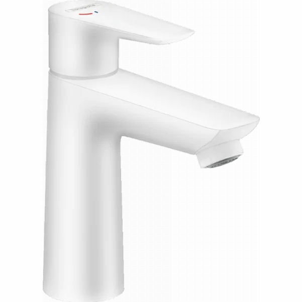 Змішувач Hansgrohe Talis E для раковини із зливним гарнітуром, білий матовий 71713700
