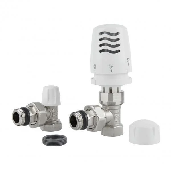 Комплект радіаторний термостатичний Icma 1/2" кутовий KIT