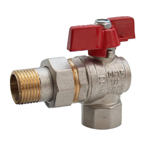 Кран американка угловая Fado New PN40 Ø 1"