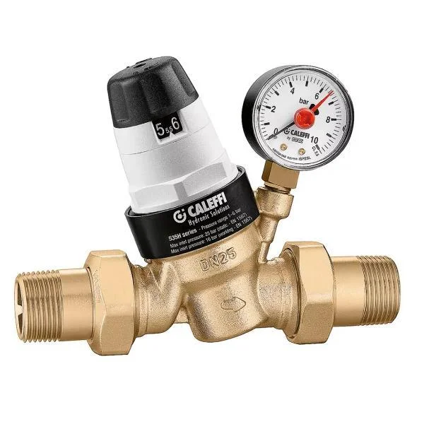 Редуктор тиску CaleffiI Ø 1-1/4" зі шкалою, max.t=80 °C