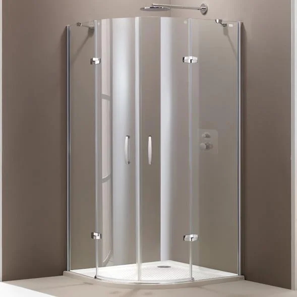 Кабіна HUPPE AURA 90x90 см (профіль сатин хром, скло прозр)