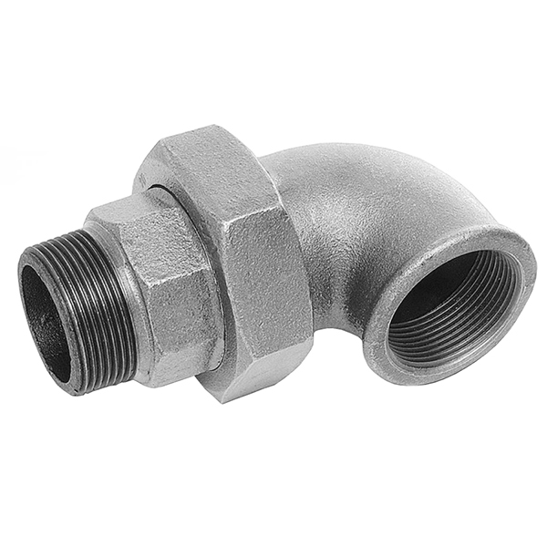 Згін-американка чавунна кутова Berg Montana Ø 1/2" внутр.- зовн. різьба