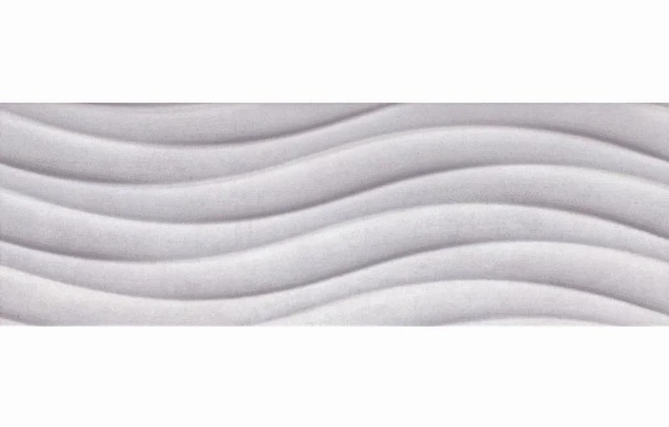 Плитка настінна Milano Soft Grey Wave 250x750x9 Konskie
