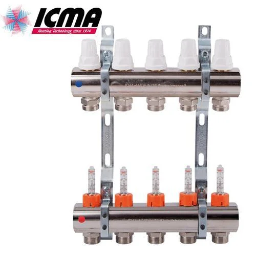Коллектор с расходомерами ICMA 11 выходов