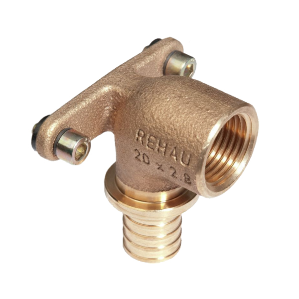 Коліно настінне коротке Rehau Rautitan RX+ Ø 20×1/2"