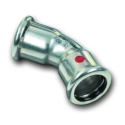 Кут прес оцинковка SANHA Therm Press Ø 88/45° внутр.- внутр. (код. 24041)