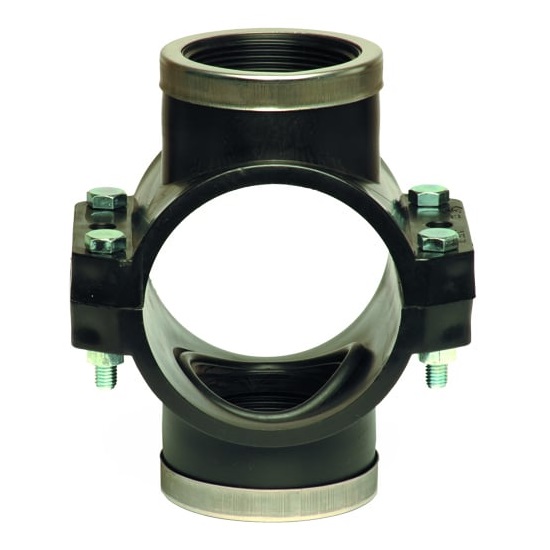 Хомут для врізки Unidelta 1019 PN10 PP-B Ø 90×1" мм