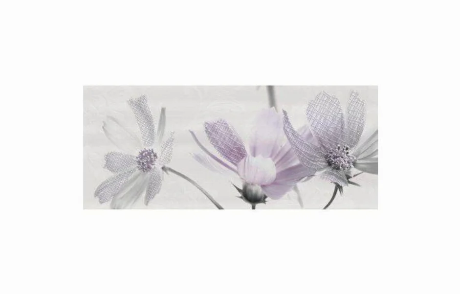 Декор Scala Grey Flower 250x600 Ceramika Color