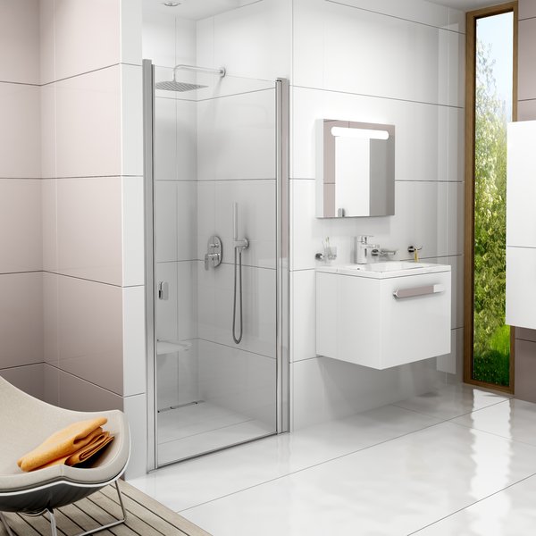 Душові двері Ravak Chrome CSD1-80 білий+Transparent
