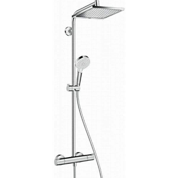Душова система Hansgrohe Crometta Е 240 1jet Showerpipe з термостатом 27271000