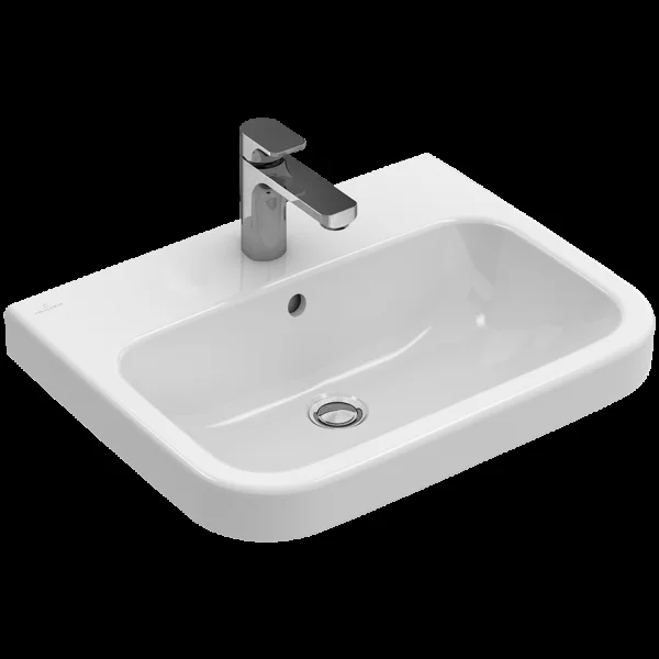 Раковина Villeroy & Boch Architectura 60×47 см, без переливу, колір: White Alpin CeramicPlus