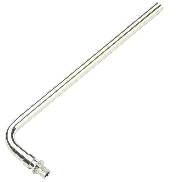 Трубка для підключення радіатора L-подібна General Fittings Ø 16×15/L=500 мм (код. 3400.K2)