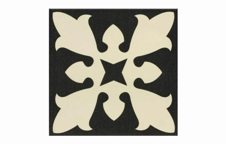 Плитка керамогранитная Centro Sofia Black 200x200x9 Mainzu