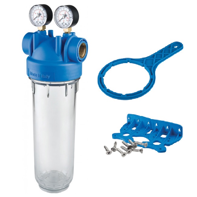 Фільтр магістральний Atlas Filtri DP M MONO TS 10" OT KIT, 1"