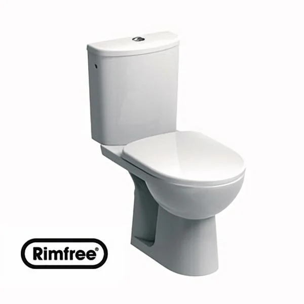 Компакт KOLO Польща NOVA PRO Rimfree:унітаз підлоговий, м/в, Rimfree, бачок округлої форми, нижн/п, 6/3 л, Soft Close