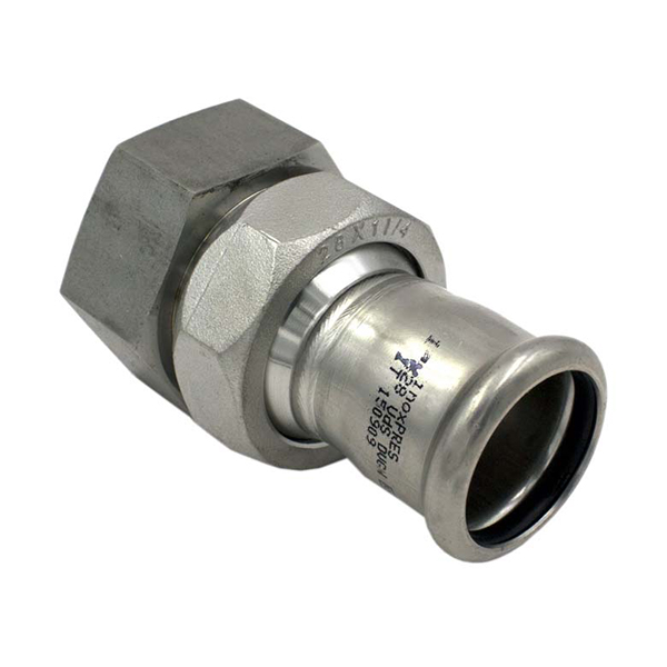 Збірка прес нержавійка RM Inox PRES Ø 15×1/2" внутрішня різьба