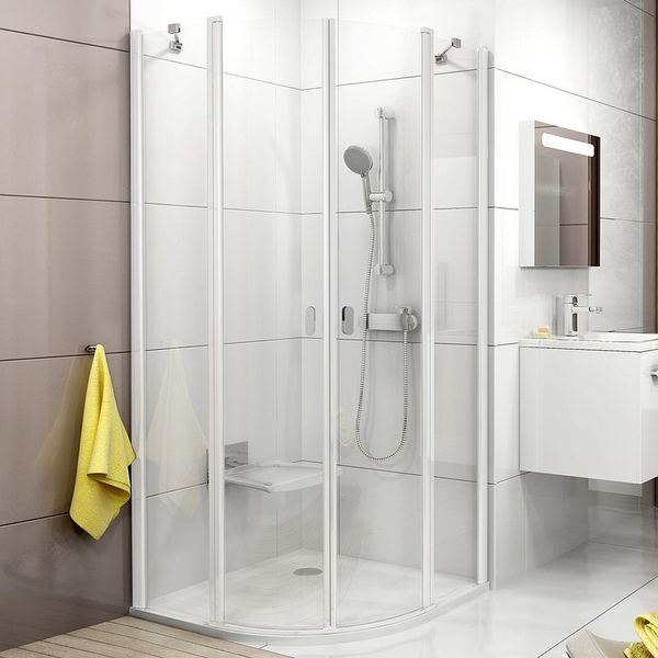 Душова кабіна Ravak Chrome CSKK4-90 білий+Transparent