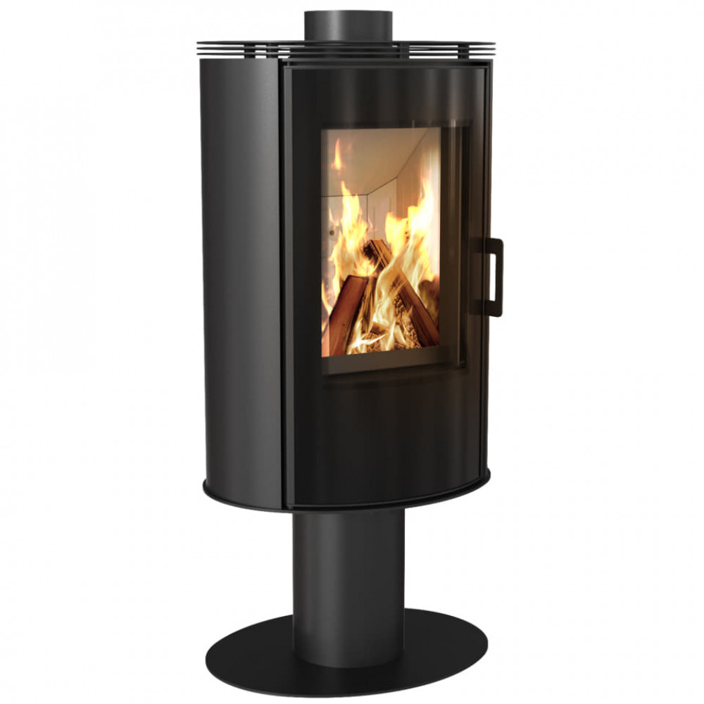 Сталева пічь-камін Kratki Koza AB S/N/DR Glass 8,0 кВт