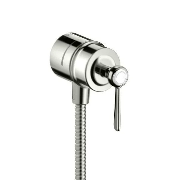 Шланговое подсоединение Axor Montreux Fixfit Stop 1/2" длинная рукоятка, цвет: хром