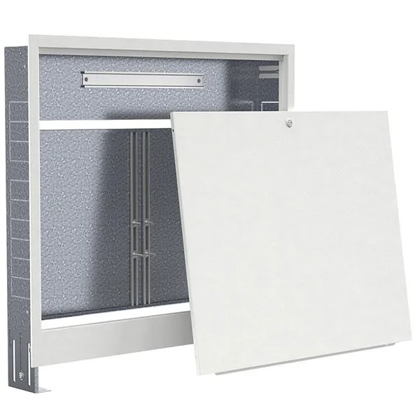 Шкафа колекторна внутрішня Alphaheat SP-03 610×575÷625×110÷165 мм, 8 контурів