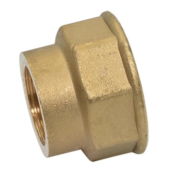 Муфта редукционная латунная Pattaroni Ø 1"×1-1/2" внутренняя резьба