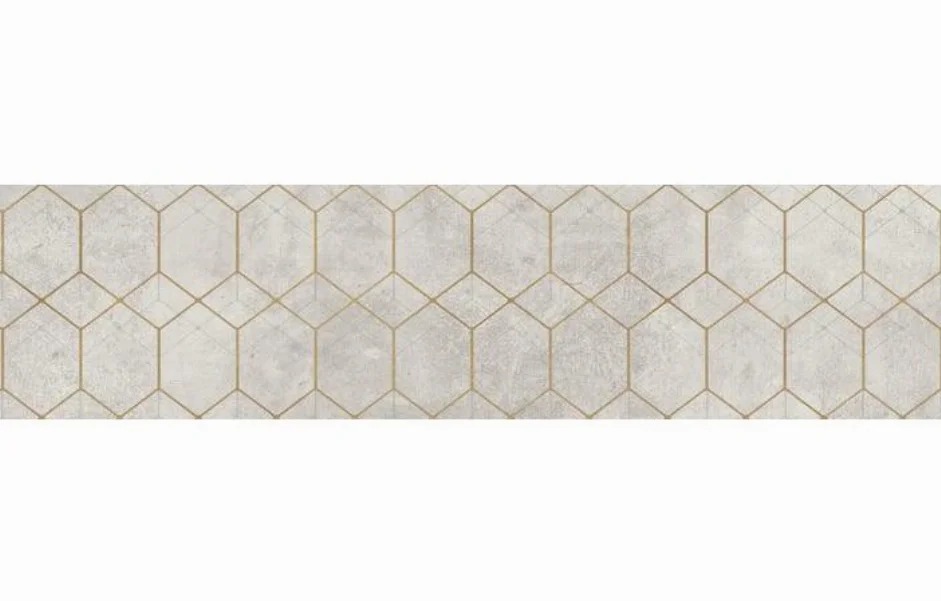 керамогранітна Плитка Softcement White Decor Geo RECT 297x1197x8 Cerrad