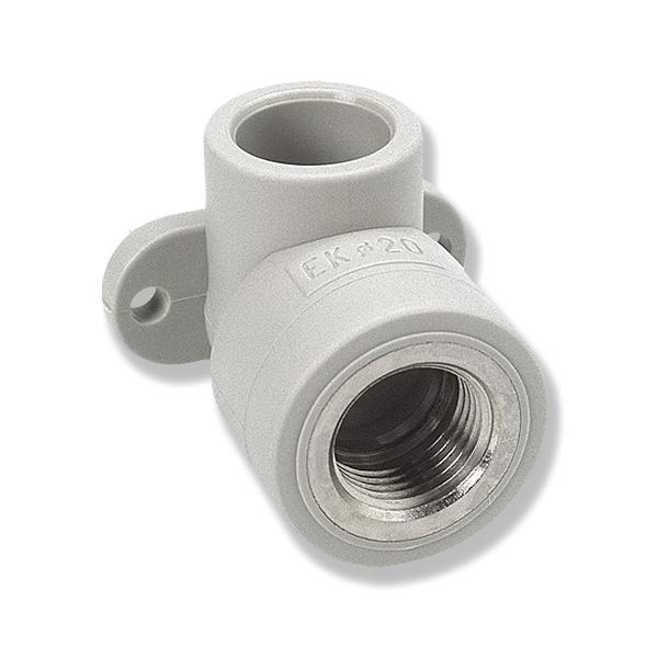 Коліно настінне PPR Ekoplasik Ø 25×3/4" внутрішня різьба
