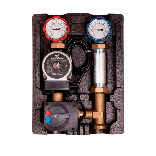 Насосна група з сервоприводом ICMA 1-1/2"x1" з насосом ALPHA 2L 25/60