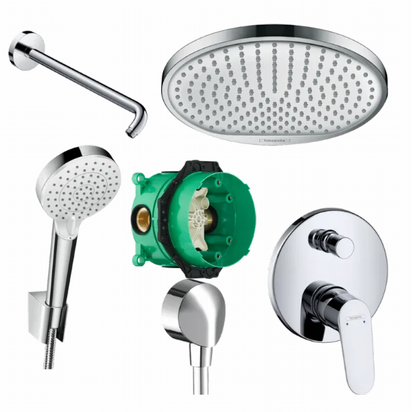 Душова система прихованого монтажу Hansgrohe Focus Ecosmart 72494000