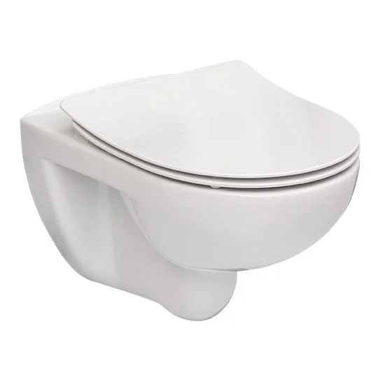 Унітаз ROCA VICTORIA Rectangular з кришкою slim slow-closing