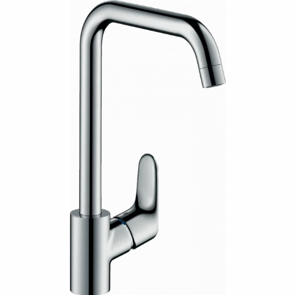 Смеситель Hansgrohe Focus для кухонной мойки с поворотным изливом на 3 положения, хром 31820000