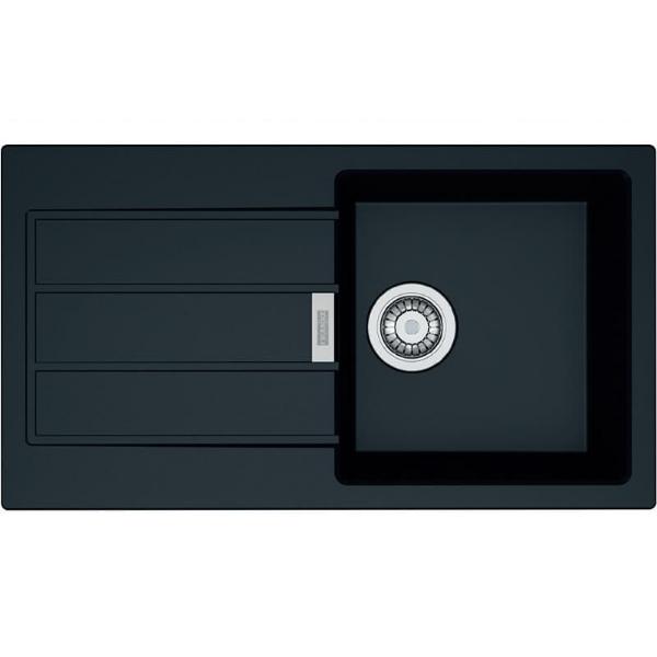 Мийка кухонна Franke Sirius Tectonite SID 611-78 Slim чорний