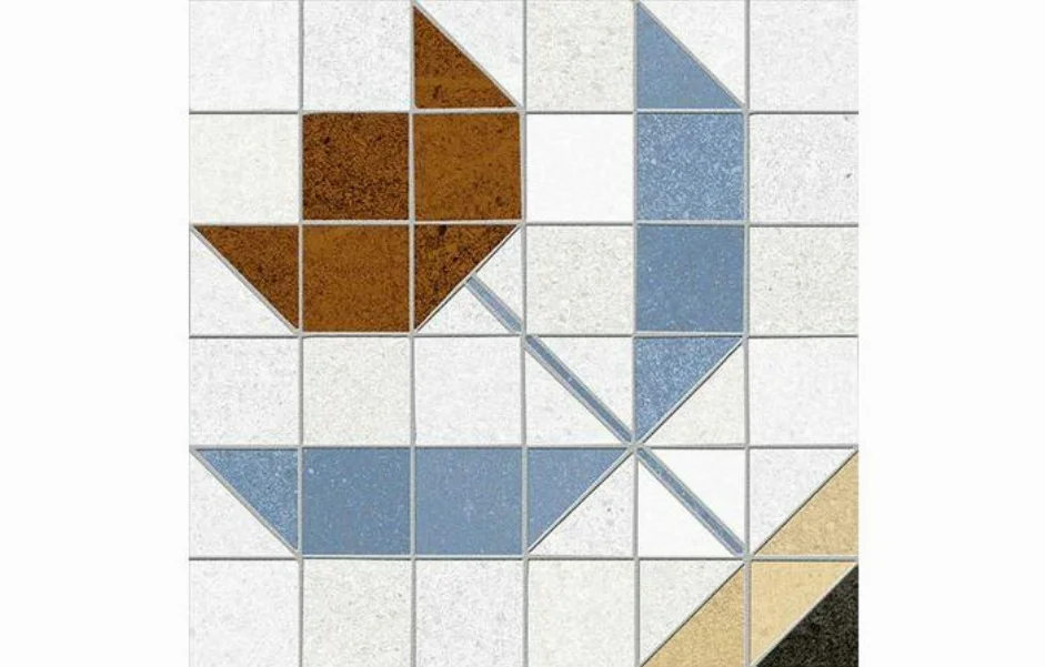 Плитка керамогранитная Seine Sedar-R Azul RECT 200x200x8 Vives