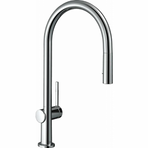 Змішувач для кухонної мийки Hansgrohe Talis M54 з висувним виливим, колір: хром