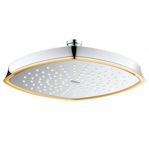 Верхній душ Grohe Grandera 210 мм, хром-золото
