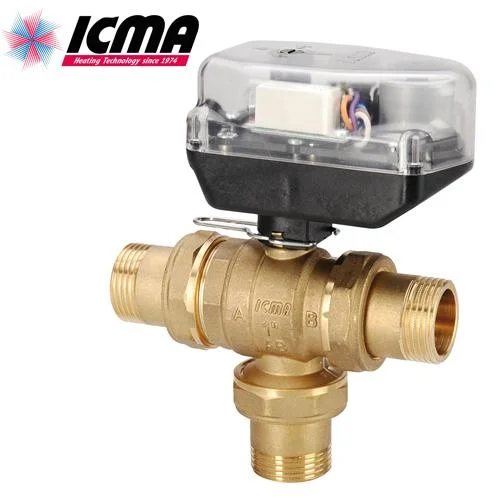 Зонний вентиль кульовий ICMA 3/4" з байпасом