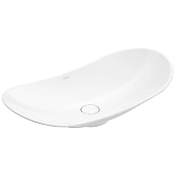 Раковина накладна Villeroy & Boch My Nature 810×410 мм, колір: White Alpin CeramicPlus